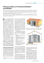 Planung-und Bau von Trinkwasserbehältern aus Edelstahl