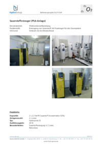 4,6 Nm³/h O2 - Hydroxymat 25