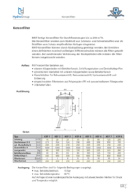 Datenblatt Kerzenfilter