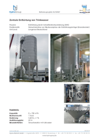Projekt Q = 700 m³/h
