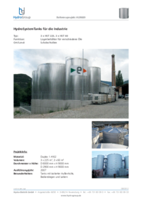 855 m³ -  3 x HST 225, 3 x HST 60