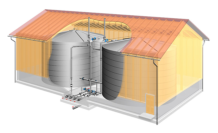 Wasserspeicher aus Edelstahl von HydroGroup