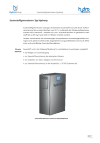 Sauerstoffgeneratoren Typ Hydroxy
