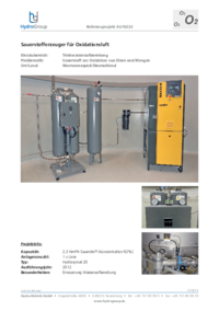 2,3 Nm³/h O2 - Hydroxymat 20