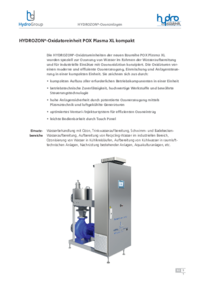 HYDROZON®-Oxidatoreinheit POX Plasma XL kompakt