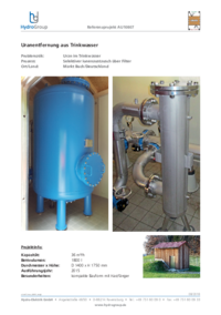 36 m³/h - Selektiver Ionenaustausch über Filter