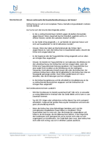 FAQ Luftentfeuchtung