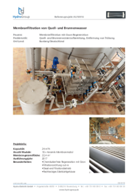 24 m³/h - Keramik-Membrananlage